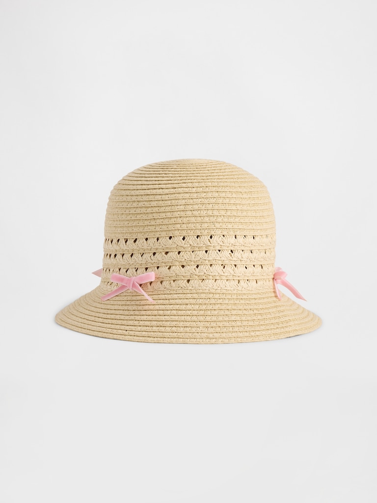 Chapeau de paille à boucles pour Bébé et Tout-petit