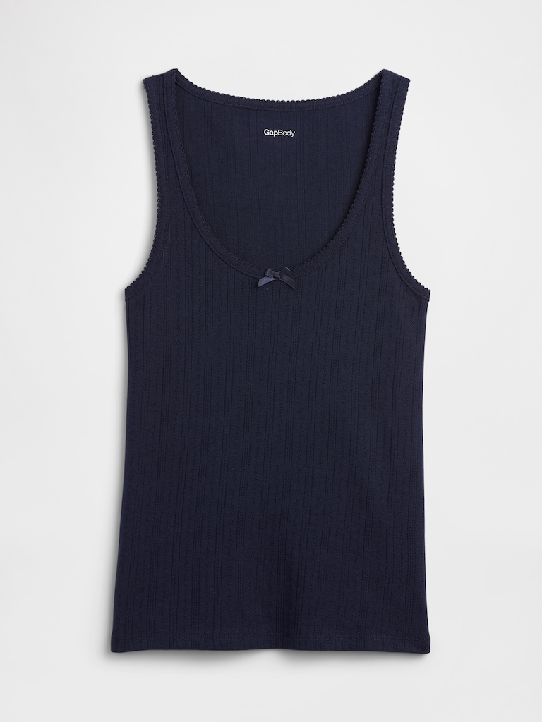 Pointelle PJ Tank Top