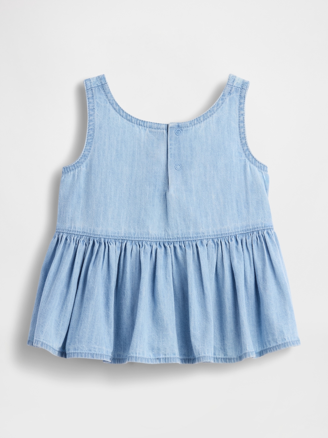 Baby & Toddler Bow Denim Tank Top