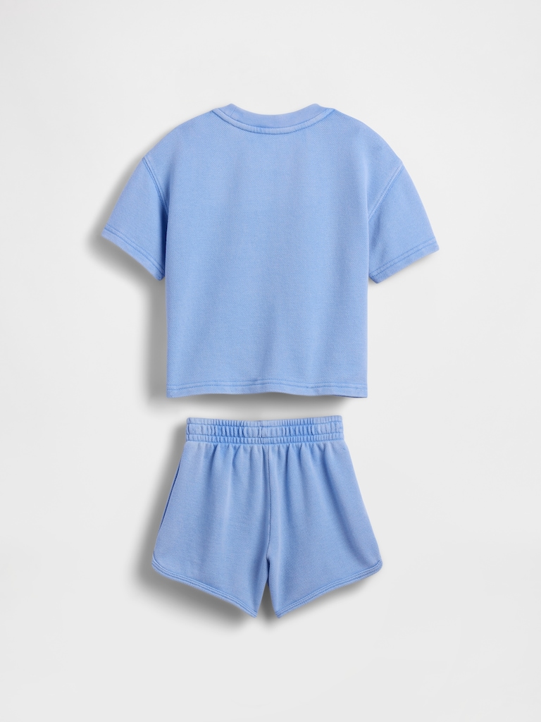 Baby & Toddler Pique Sweat Set