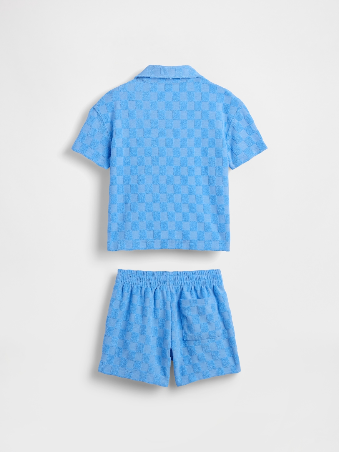 Baby & Toddler Checkered Terry Resort Outfit Set