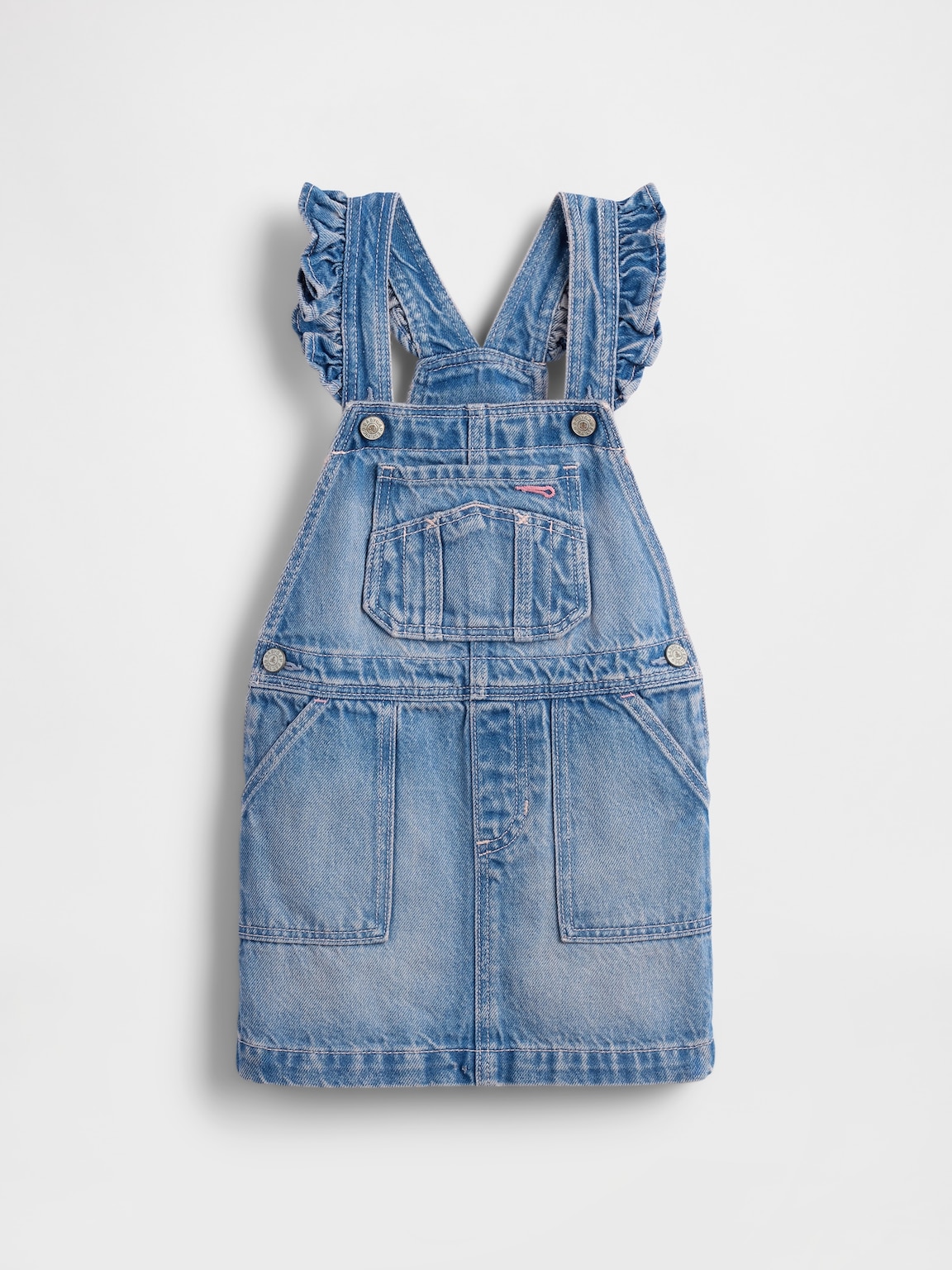 Baby & Toddler Denim Ruffle Skirtall