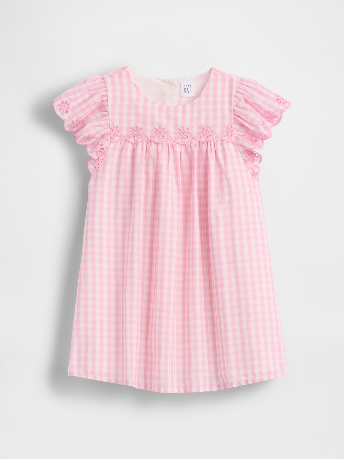 Baby & Toddler Eyelet Gingham Dress