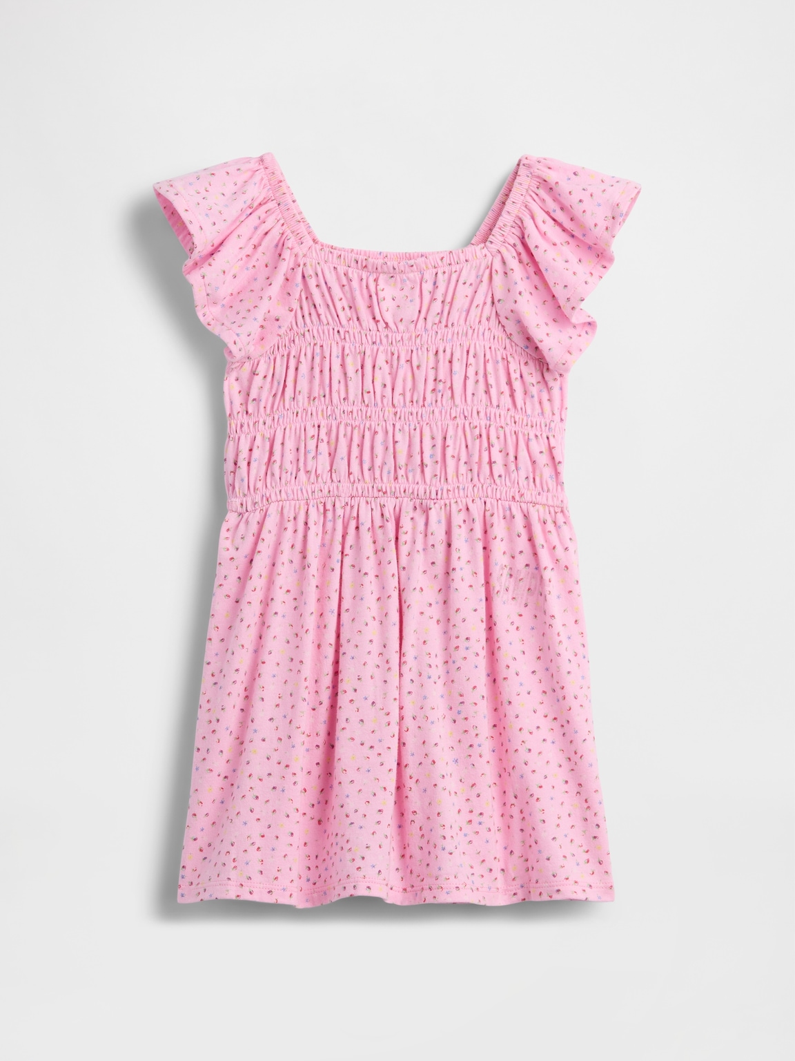 Baby & Toddler Smocked Flutter-Sleeve Dress