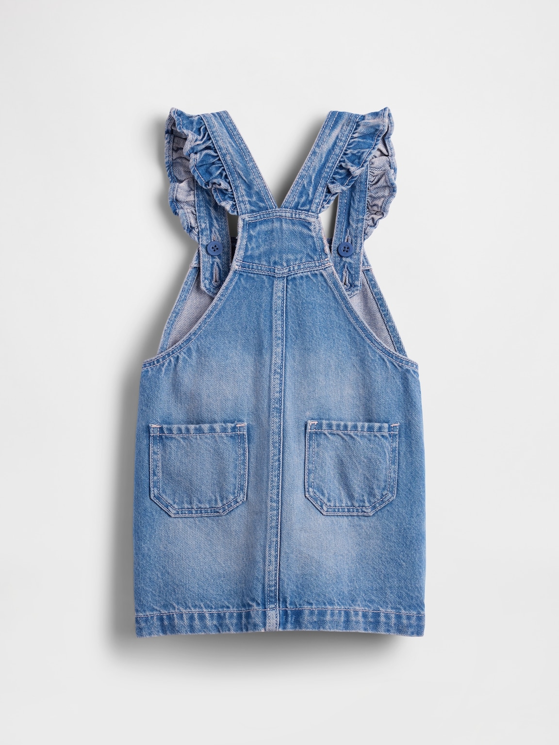 Baby & Toddler Denim Ruffle Skirtall