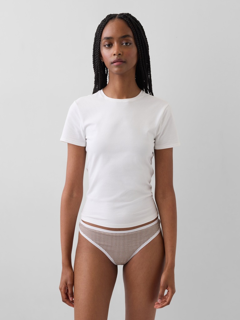 Organic Stretch Cotton Thong