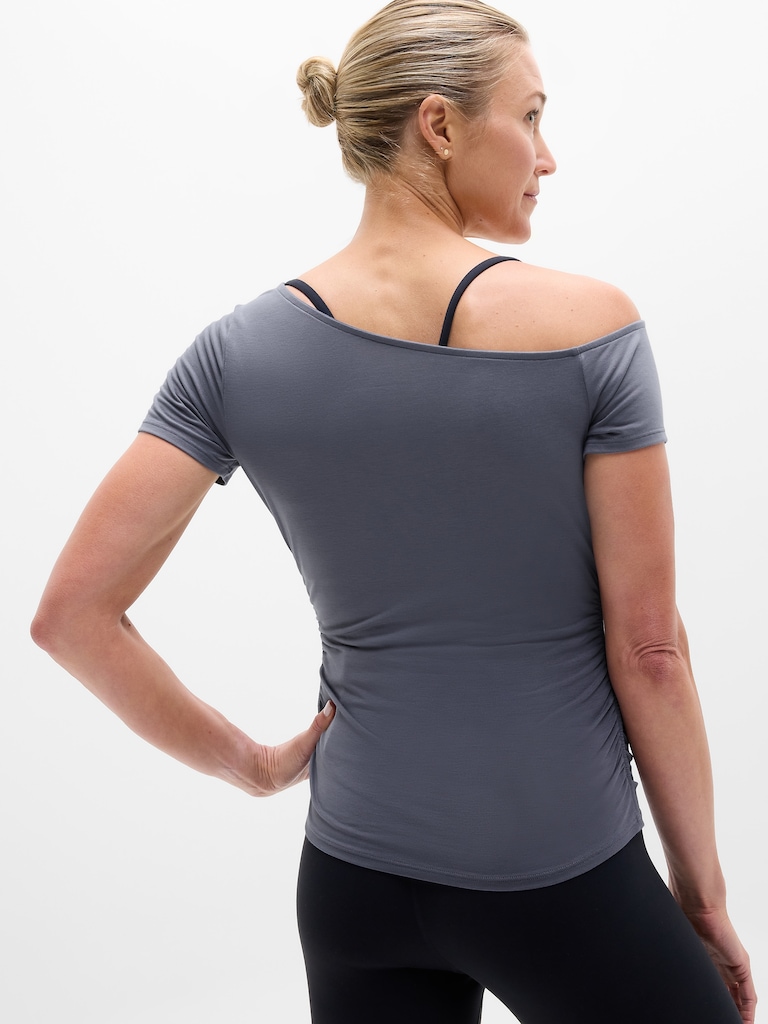 Move With Ease One Shoulder Tee