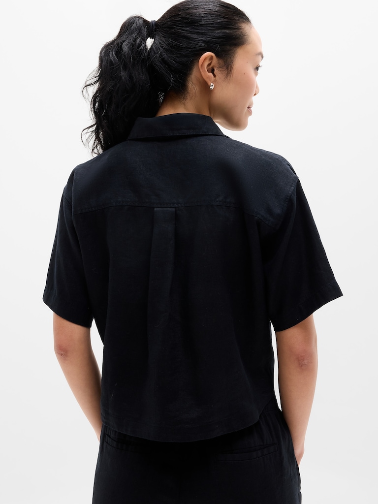 Retreat Linen Short Sleeve Shirt