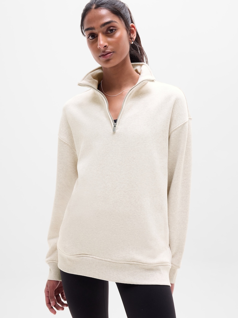 Heavyweight Terry 1/4 Zip Sweatshirt