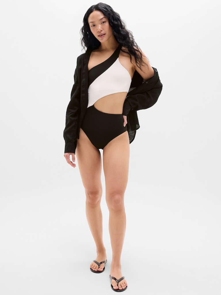 Shoreline Asymmetrical One Piece