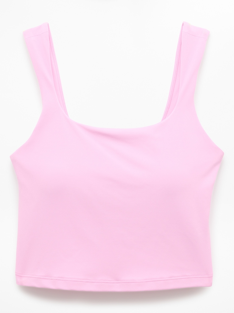 Transcend Square Neck Crop Sports Bra D-DD