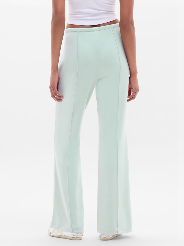 Seasoft Pintuck Mid Rise Flare Pant