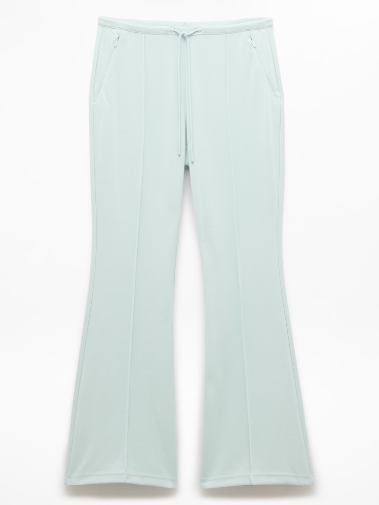 Seasoft Pintuck Mid Rise Flare Pant