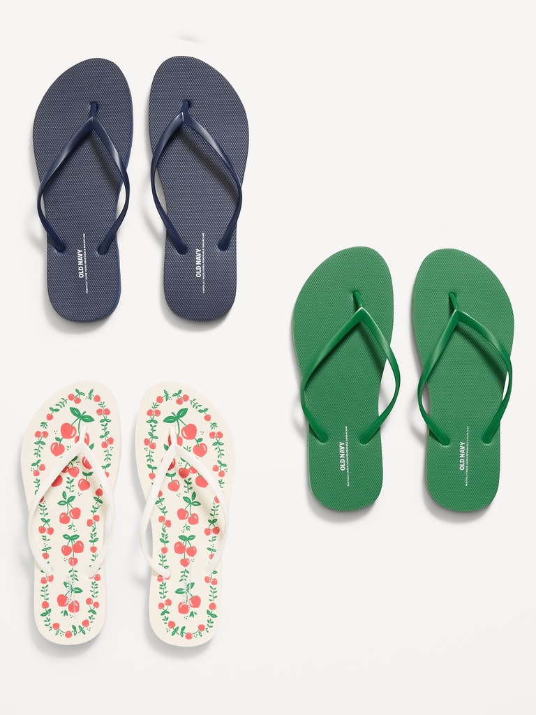 Flip-Flop Sandals 3-Pack (Partially Plant-Based)