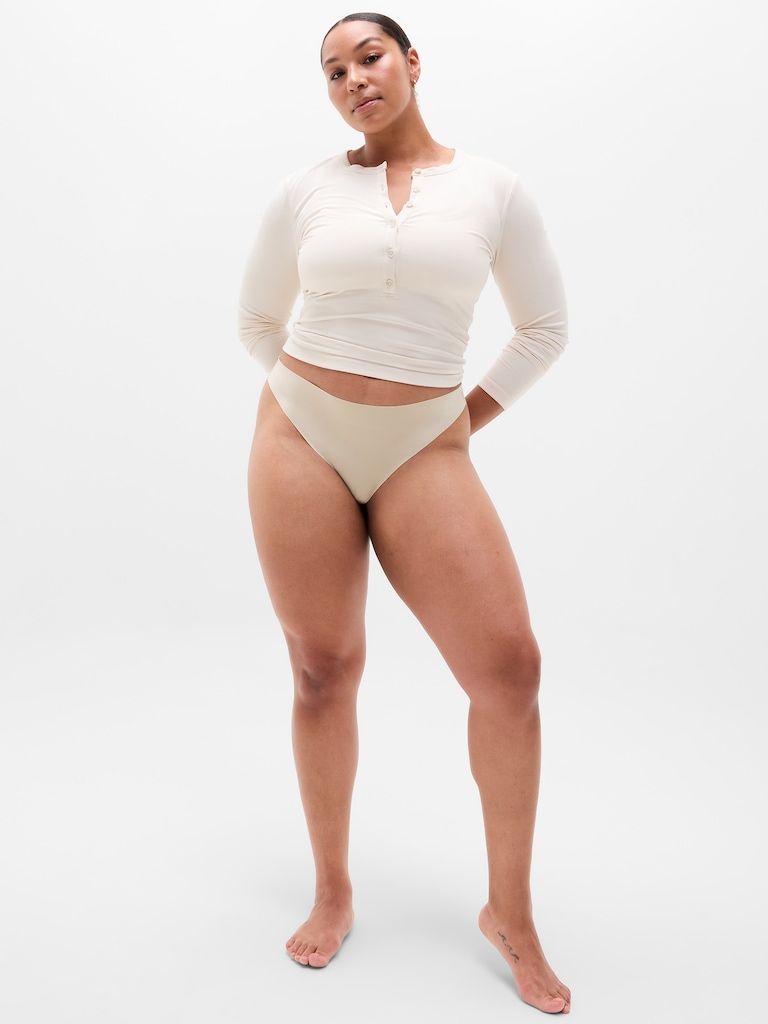 Sleek Form No Show Thong Underwear 3-Pack