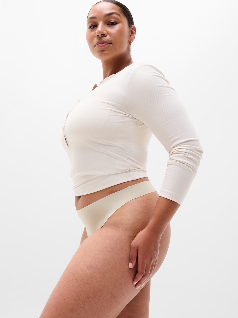 Sleek Form No Show Thong Underwear 3-Pack