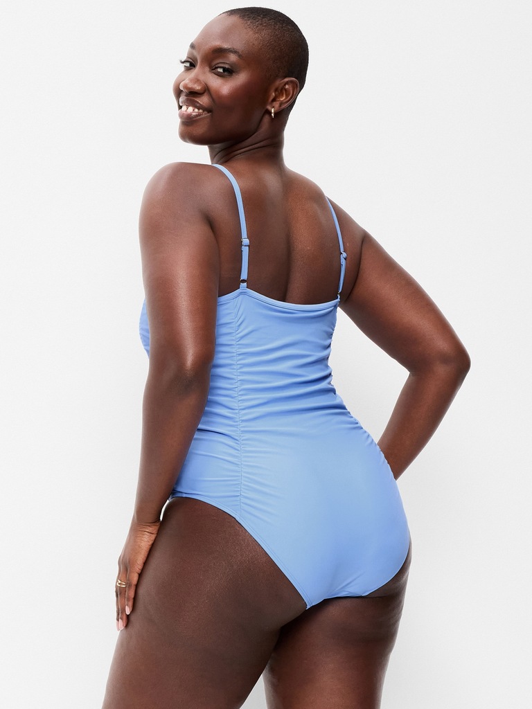 Ruched One-Piece Swimsuit
