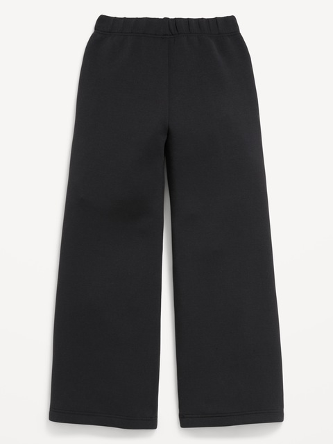 High-Waisted Bounce Fleece Wide-Leg Sweatpants for Girls