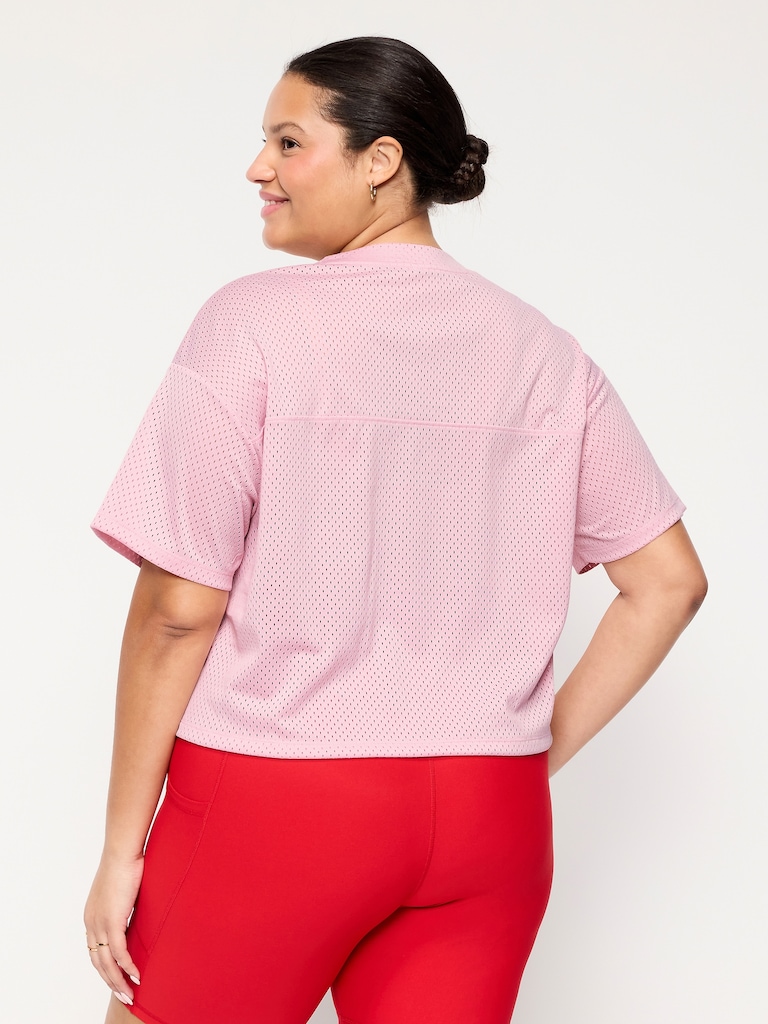 Mesh Jersey Football Top