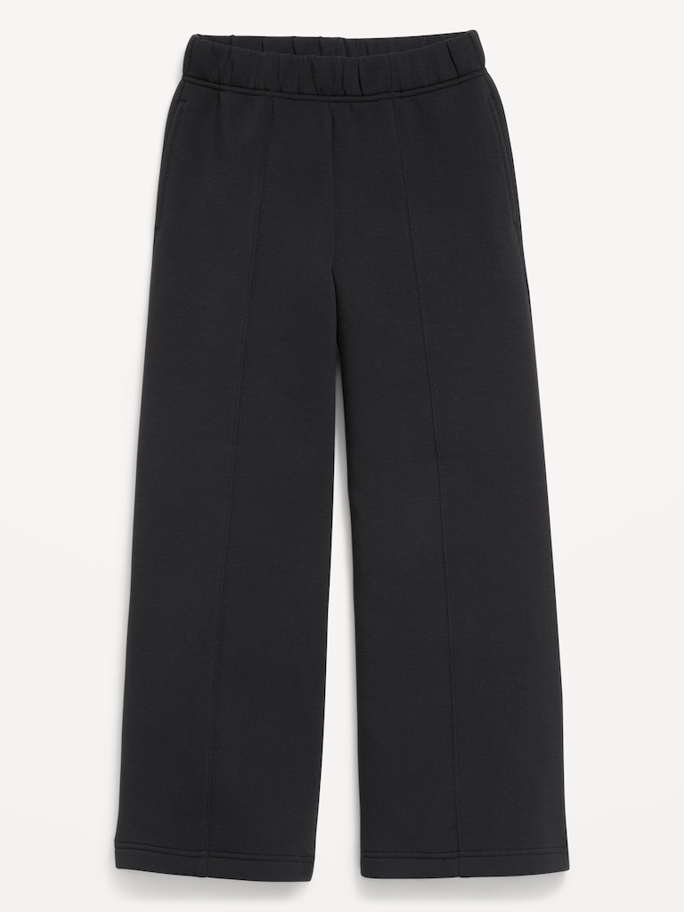 High-Waisted Bounce Fleece Wide-Leg Sweatpants for Girls