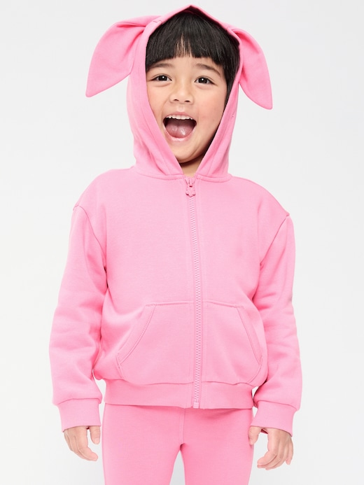 Oversized Oversized Critter Zip Hoodie for Toddler Girls clearance deal