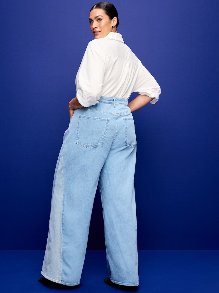 Extra High-Waisted Super Wide-Leg Jeans