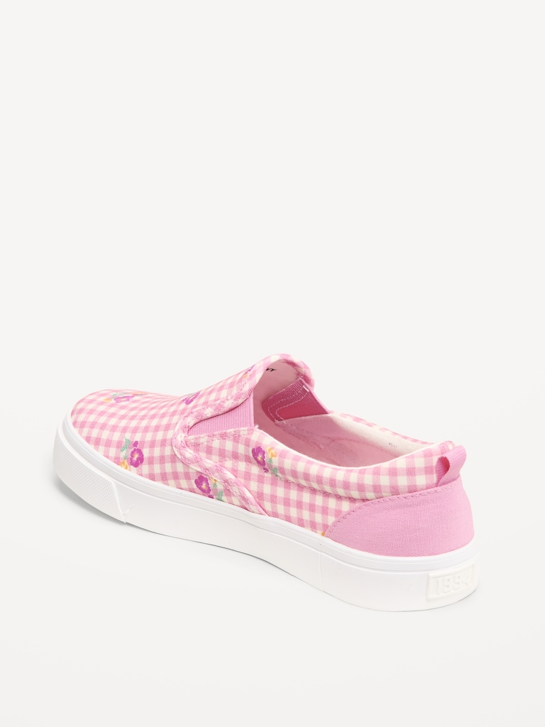 Canvas Slip-On Sneakers for Girls