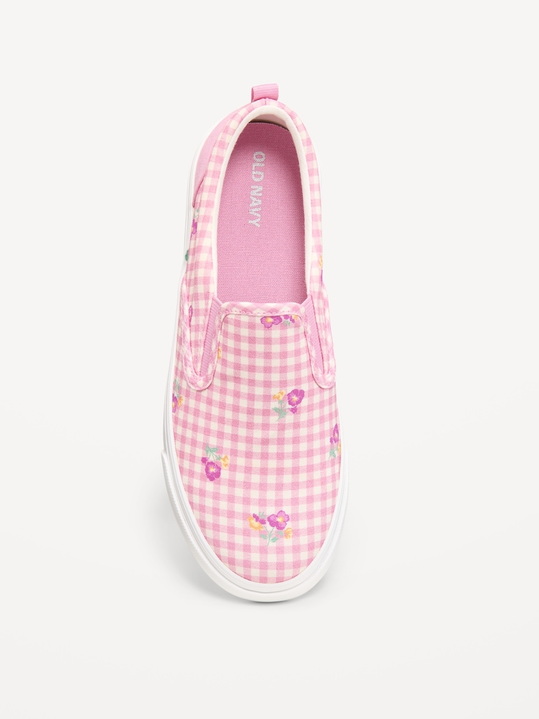 Canvas Slip-On Sneakers for Girls