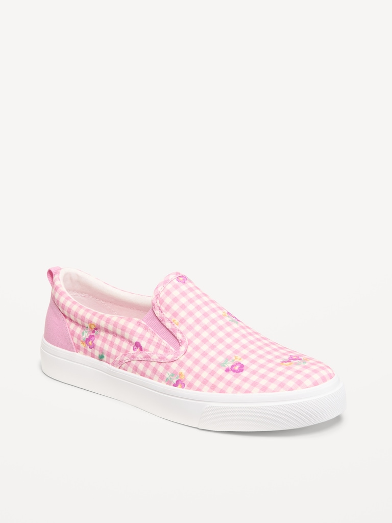 Canvas Slip-On Sneakers for Girls