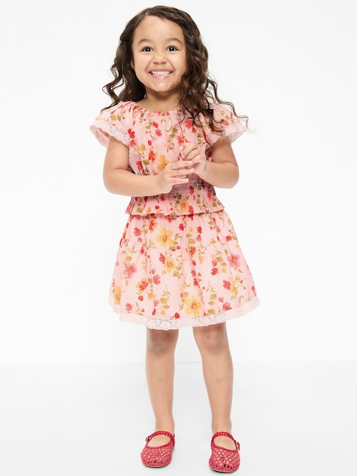 Printed Printed Short-Sleeve Top and Skirt Set for Toddler Girls on clearance at Old Navy — 50% off