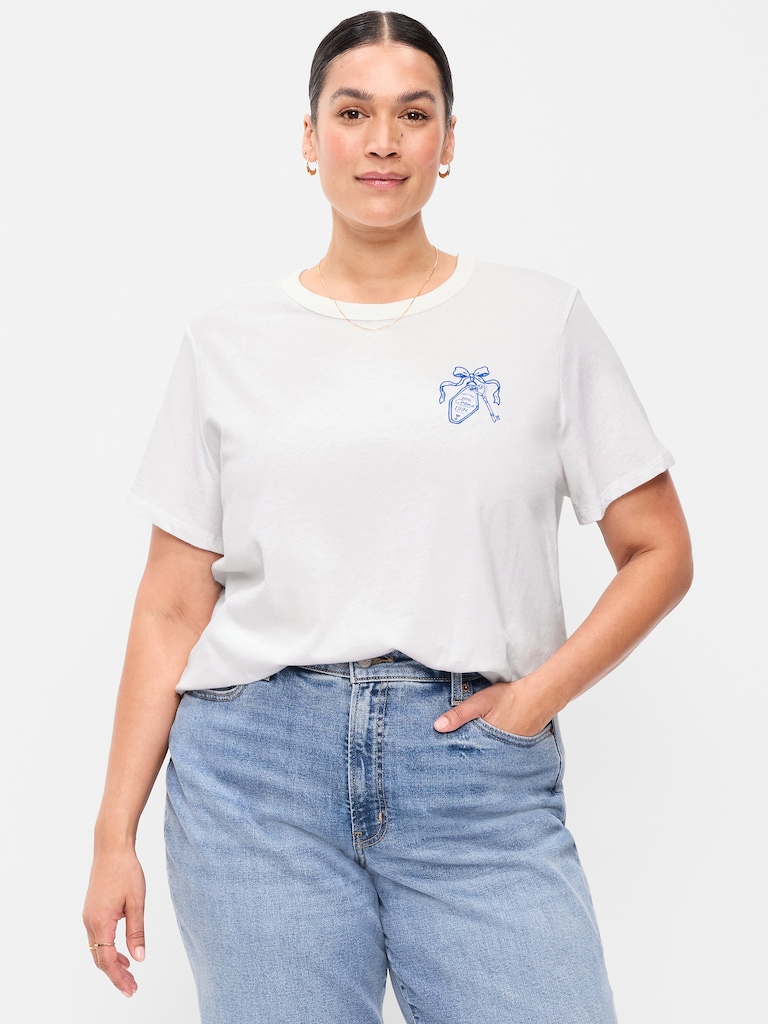 EveryWear Crew-Neck Graphic T-Shirt