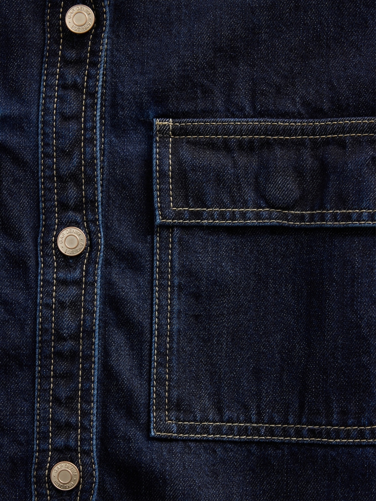 Gap × HFR Balloon-Sleeve Denim Shirt by LaTouché