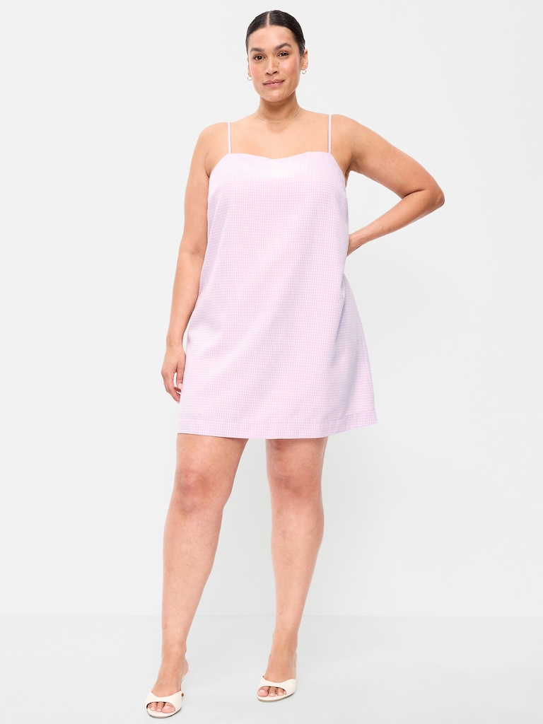 Strappy Mini Shift Dress