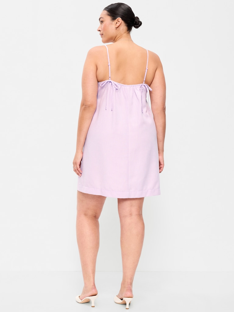 Strappy Mini Shift Dress