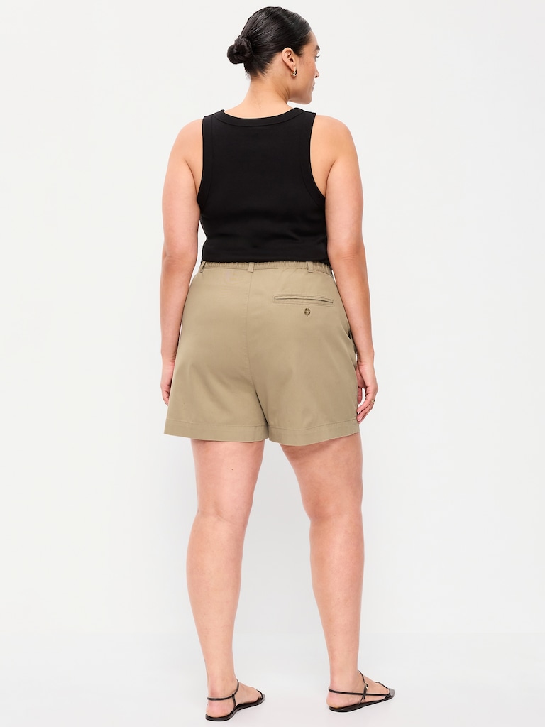 High-Waisted OGC Chino Shorts -- 4-inch inseam