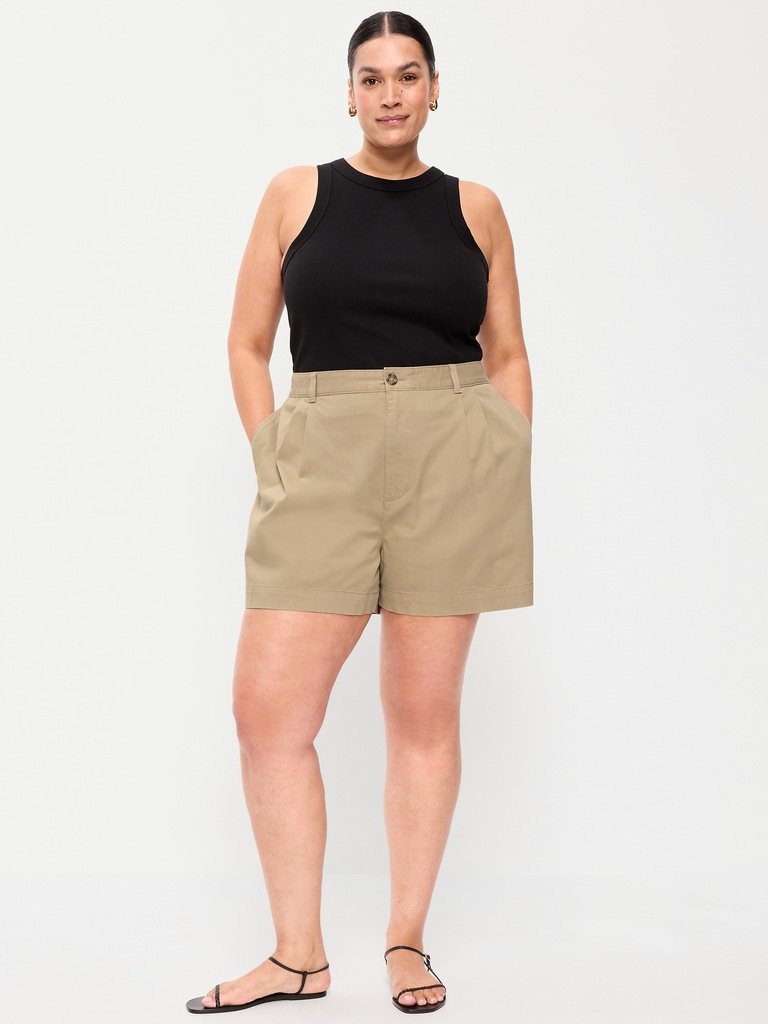 High-Waisted OGC Chino Shorts -- 4-inch inseam