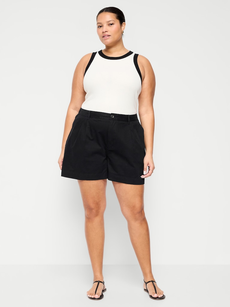 High-Waisted OGC Chino Shorts -- 4-inch inseam