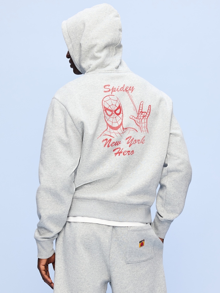 Old Navy x Marvel Spider-Man Graphic Popover Hoodie for Adults