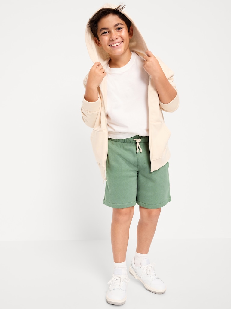Below Knee Fleece Jogger Shorts for Boys