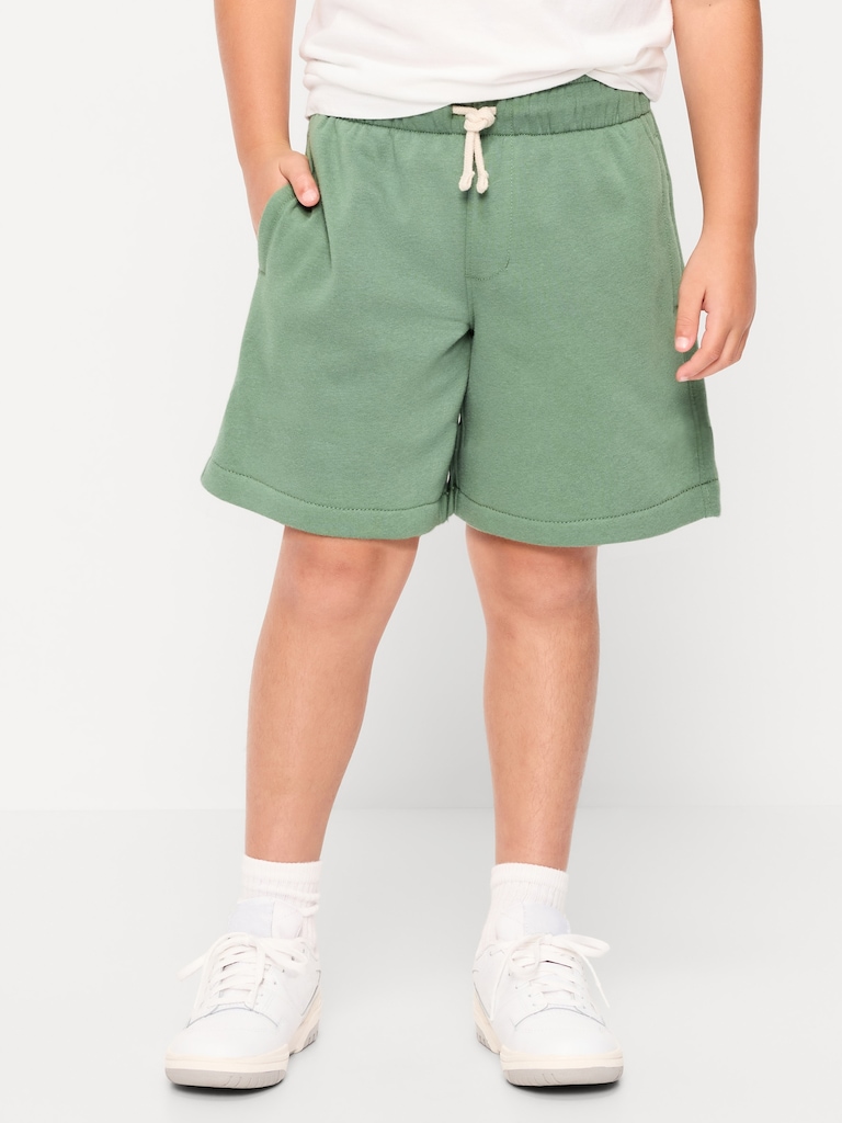 Below Knee Fleece Jogger Shorts for Boys