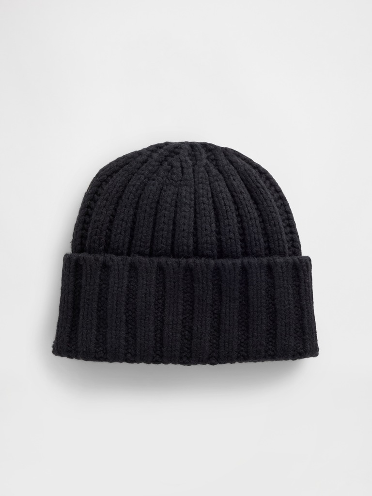 CashSoft Wide Rib Beanie