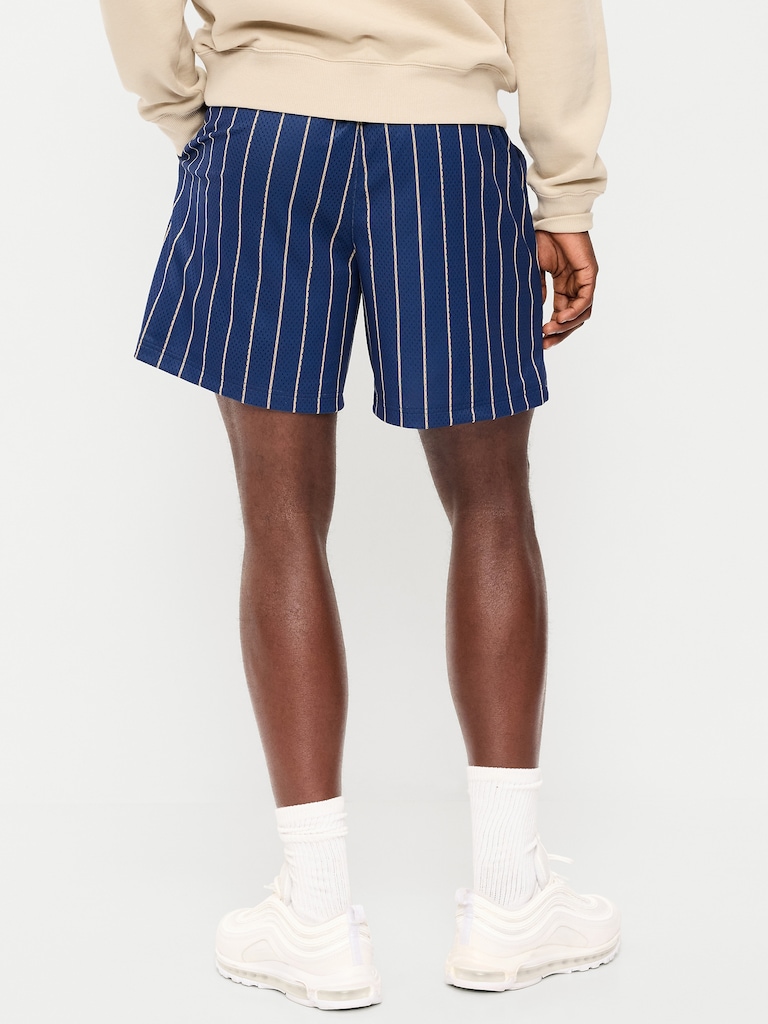 Baggy Mesh Shorts -- 6-inch inseam