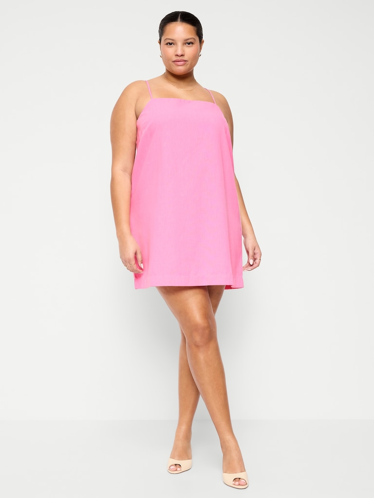 Strappy Mini Shift Dress