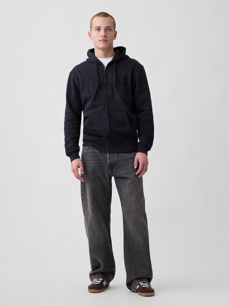 Adult VintageSoft Arch Logo Zip Hoodie