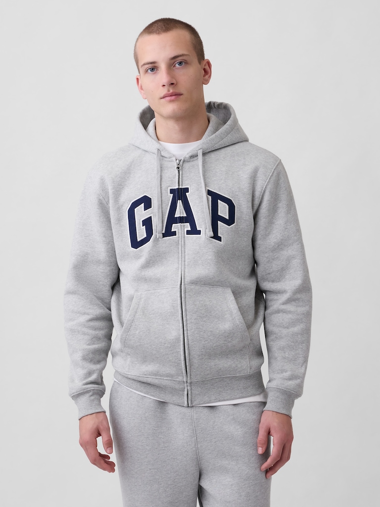 Adult VintageSoft Arch Logo Zip Hoodie