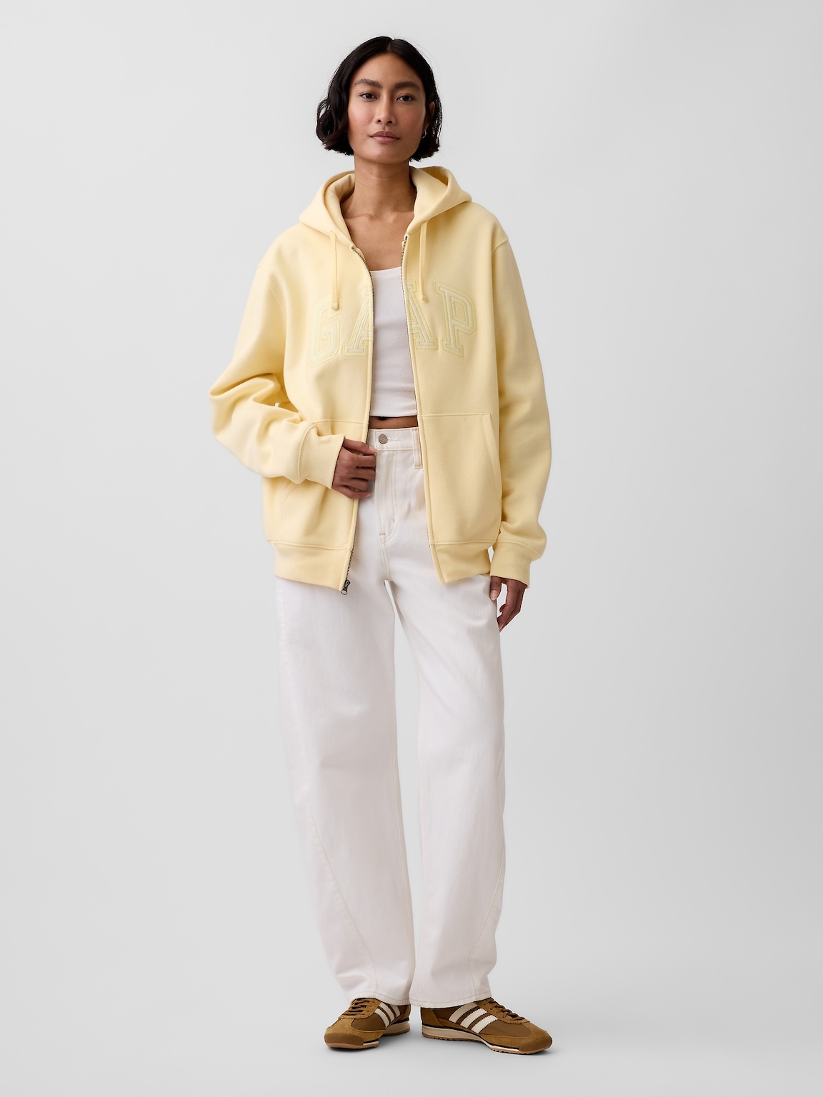 Adult VintageSoft Arch Logo Zip Hoodie