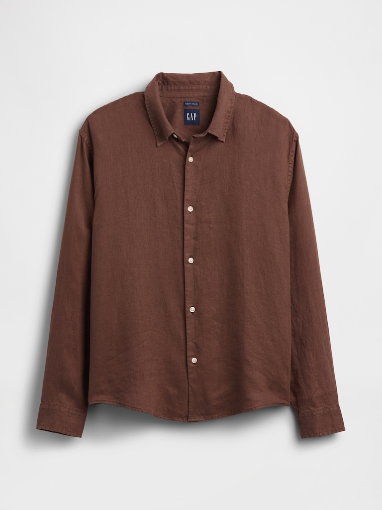 100% Linen Relaxed Shirt