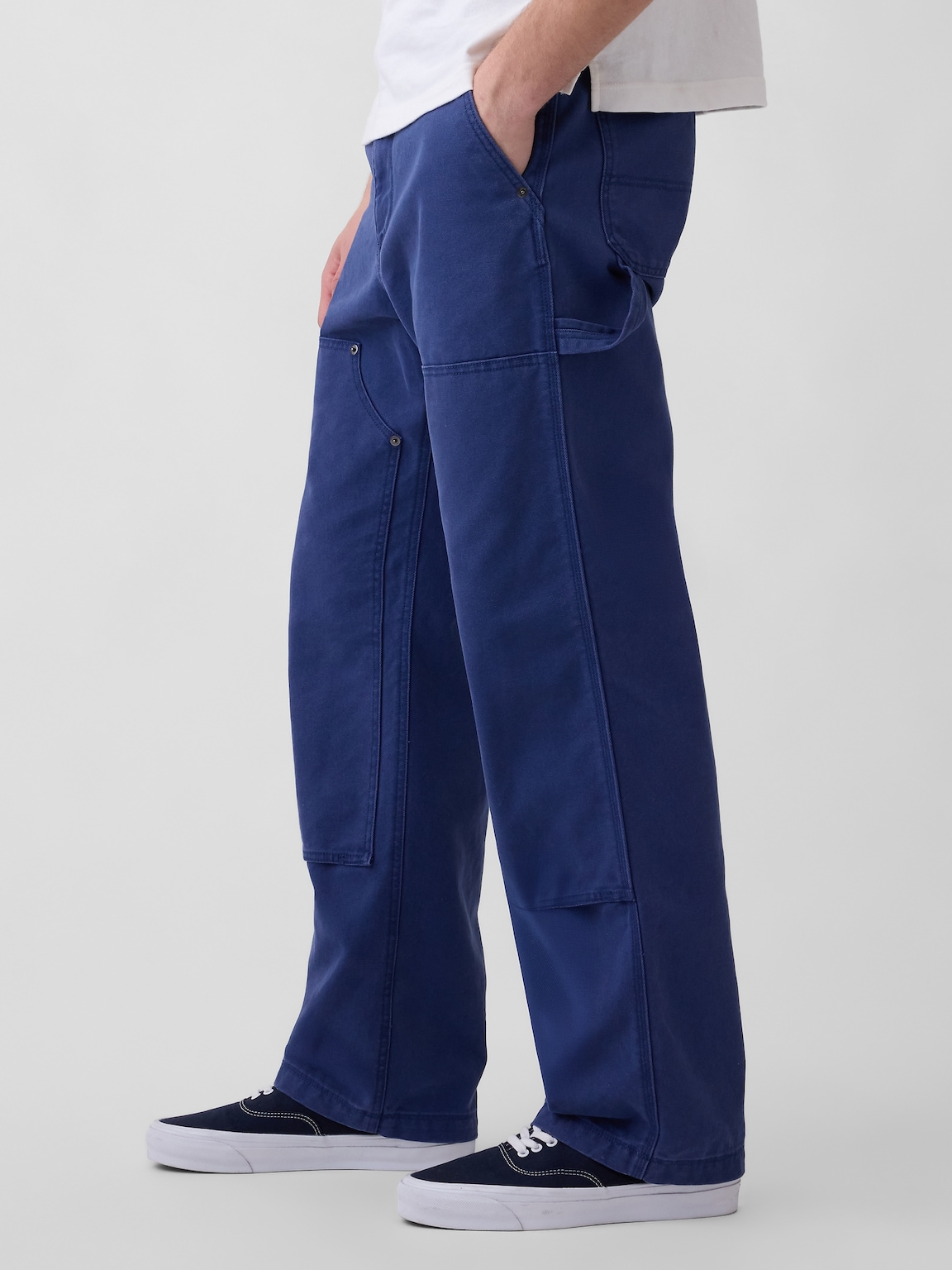 '90s Loose Canvas Double-Knee Carpenter Pants