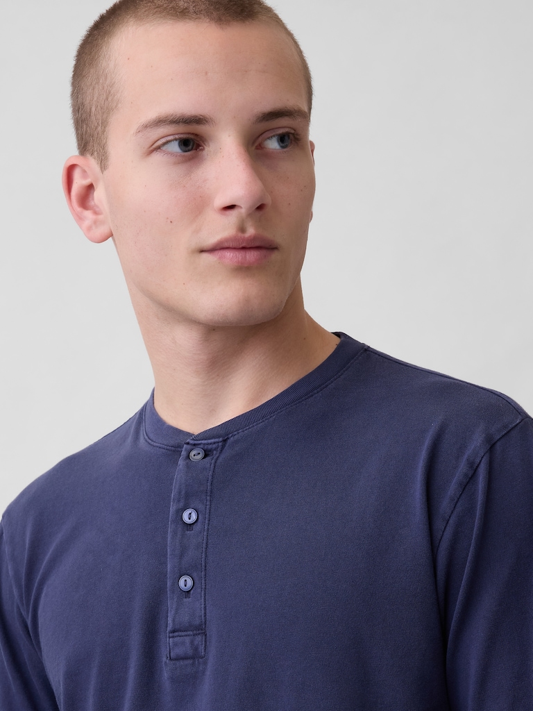 Relaxed Henley T-Shirt