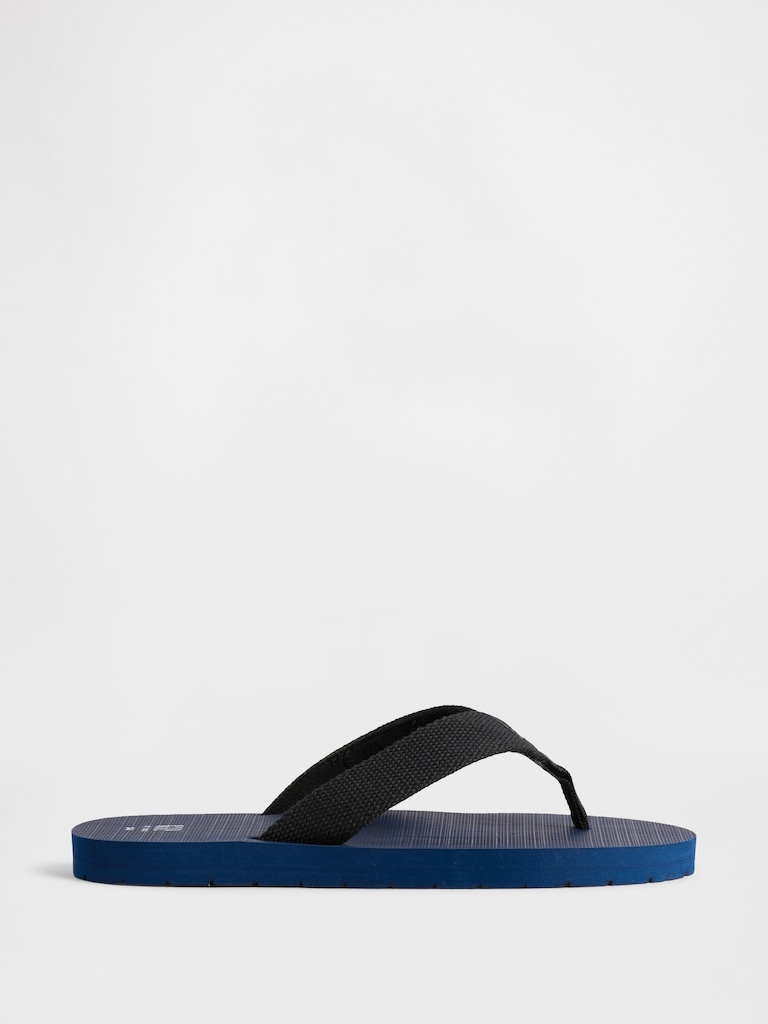 Kids Canvas Flip Flops